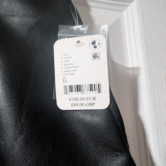 FP We The Free | Free Reign Faux Leather Short In Black - Picture 7 of 12